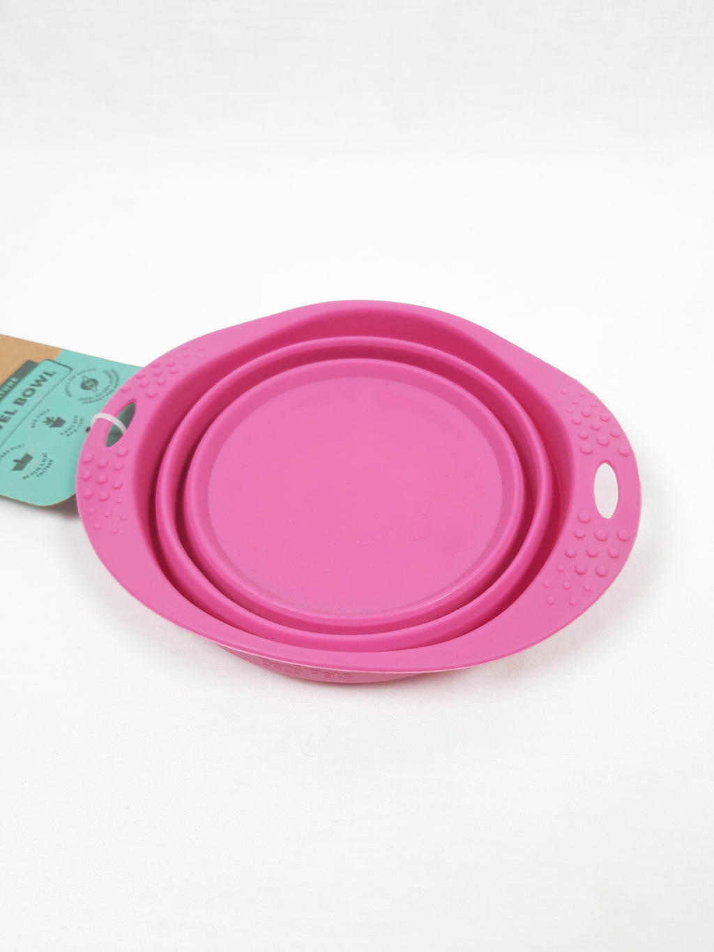 CIOTOLA DA VIAGGIO IN SILICONE ROSA