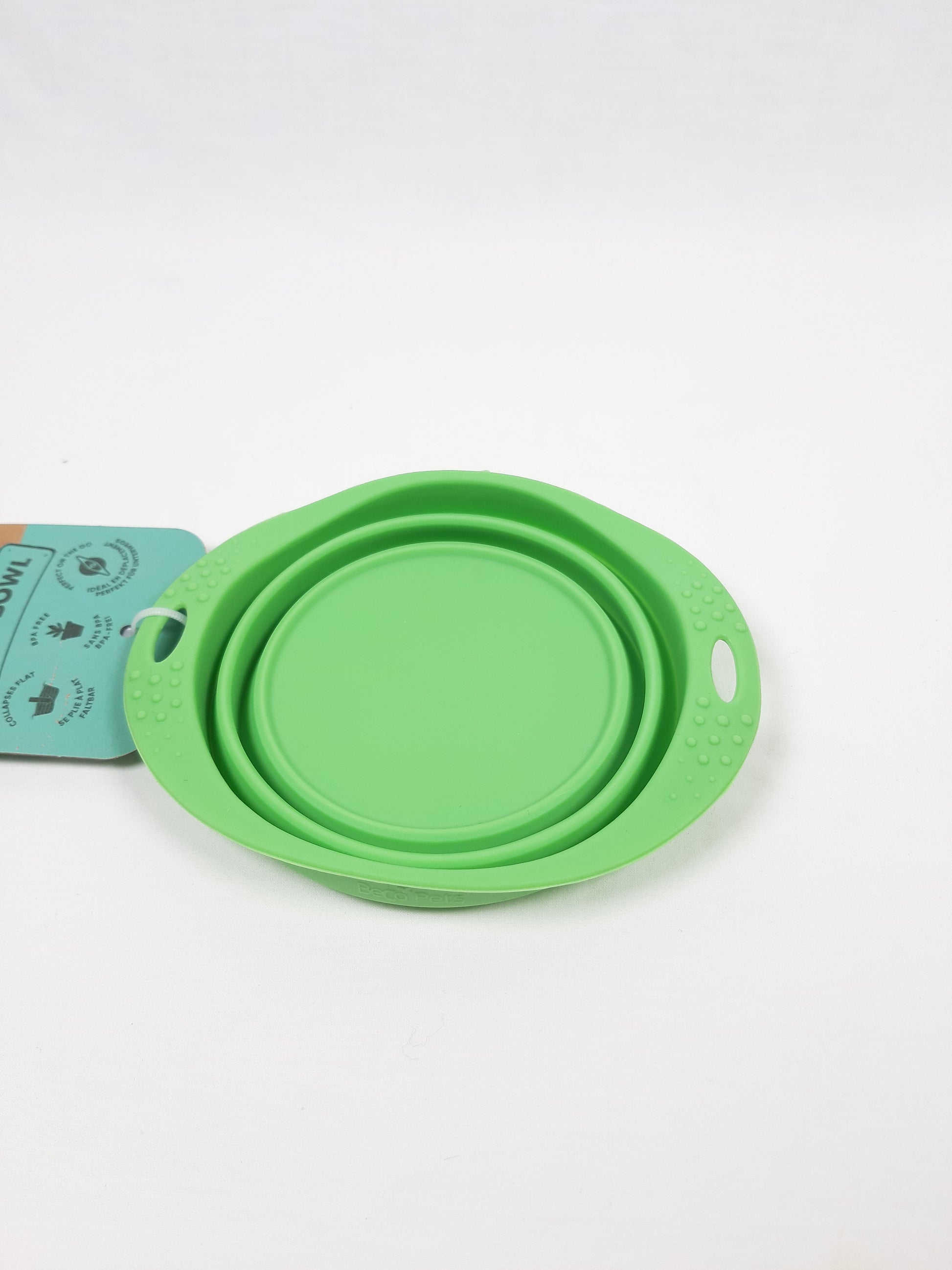 CIOTOLA DA VIAGGIO IN SILICONE VERDE