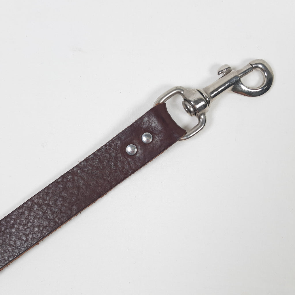 GUINZAGLIO IN CUOIO BASIC h.2,5CM