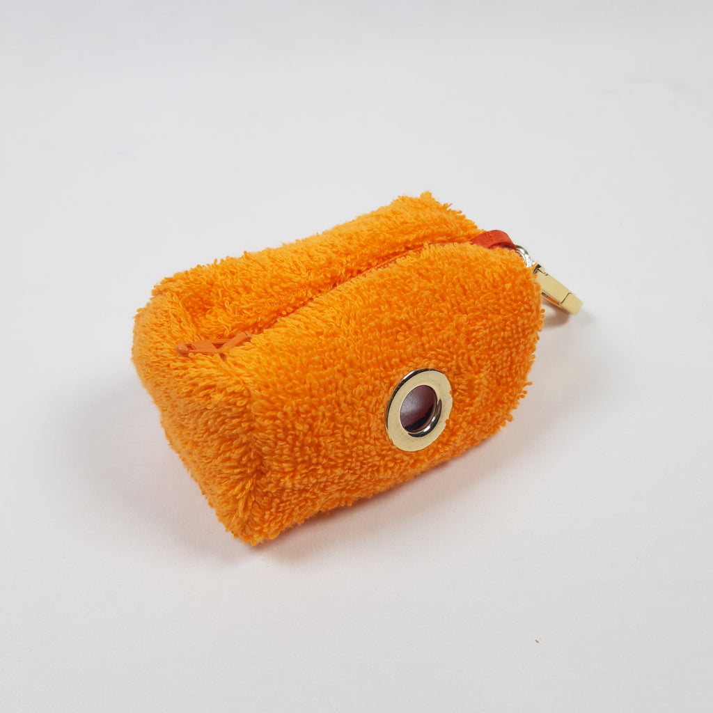 PORTASACCHETTI IN SPUGNA MANDARINO