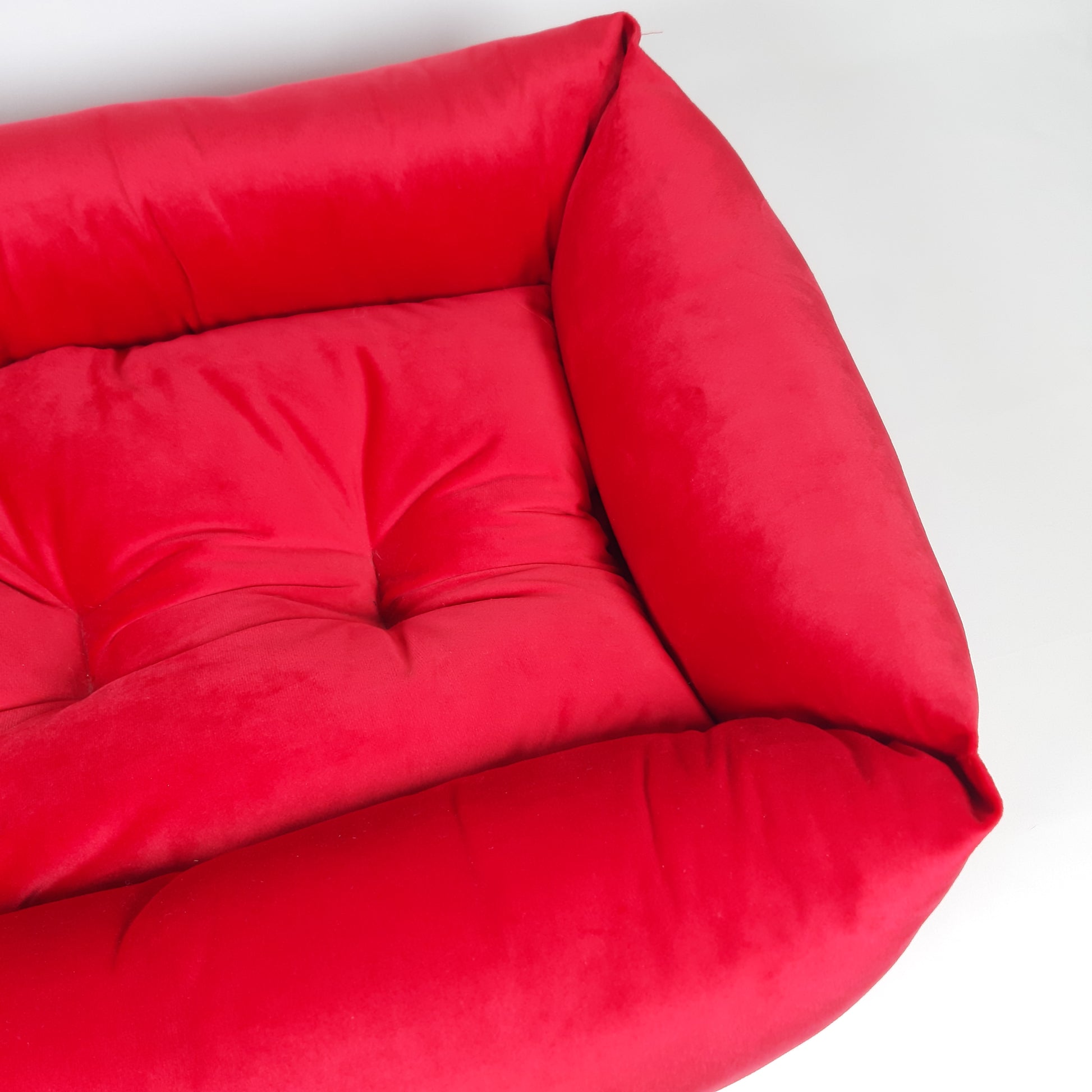 DIVANETTO VELLUTO ROSSO