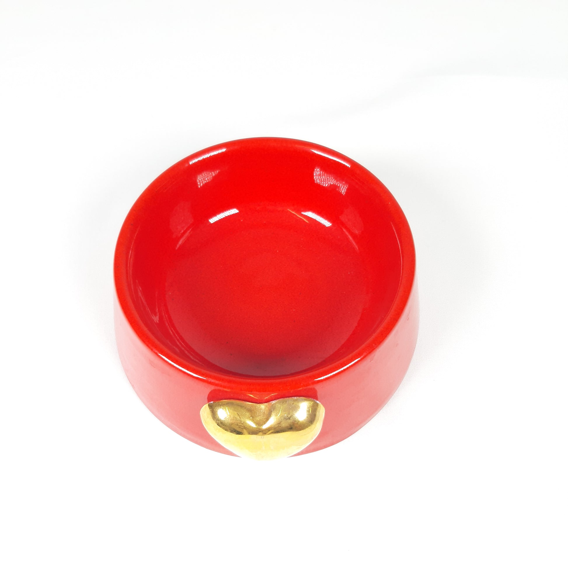 CIOTOLA CERAMICA ROSSO CUORE ORO