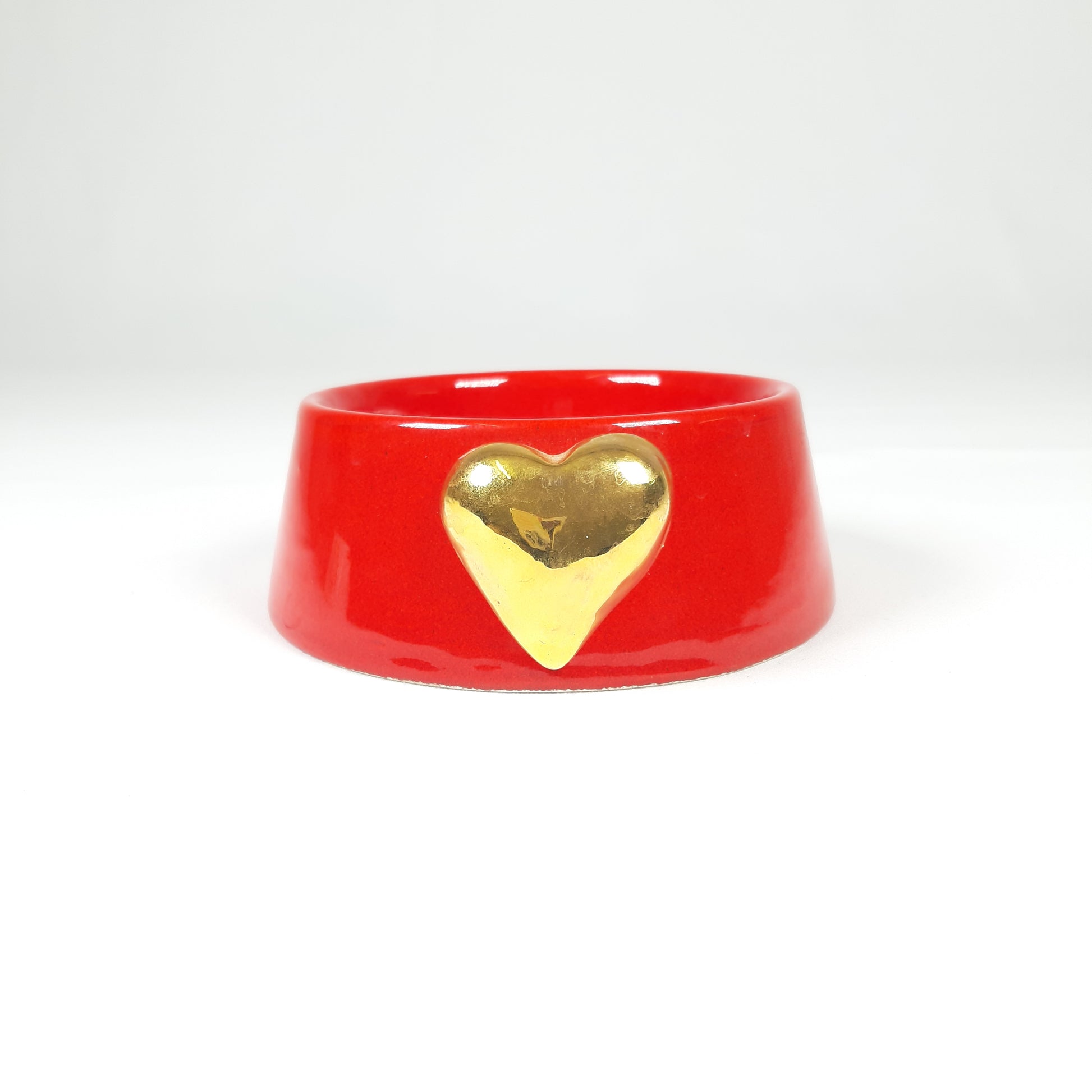 CIOTOLA CERAMICA ROSSO CUORE ORO