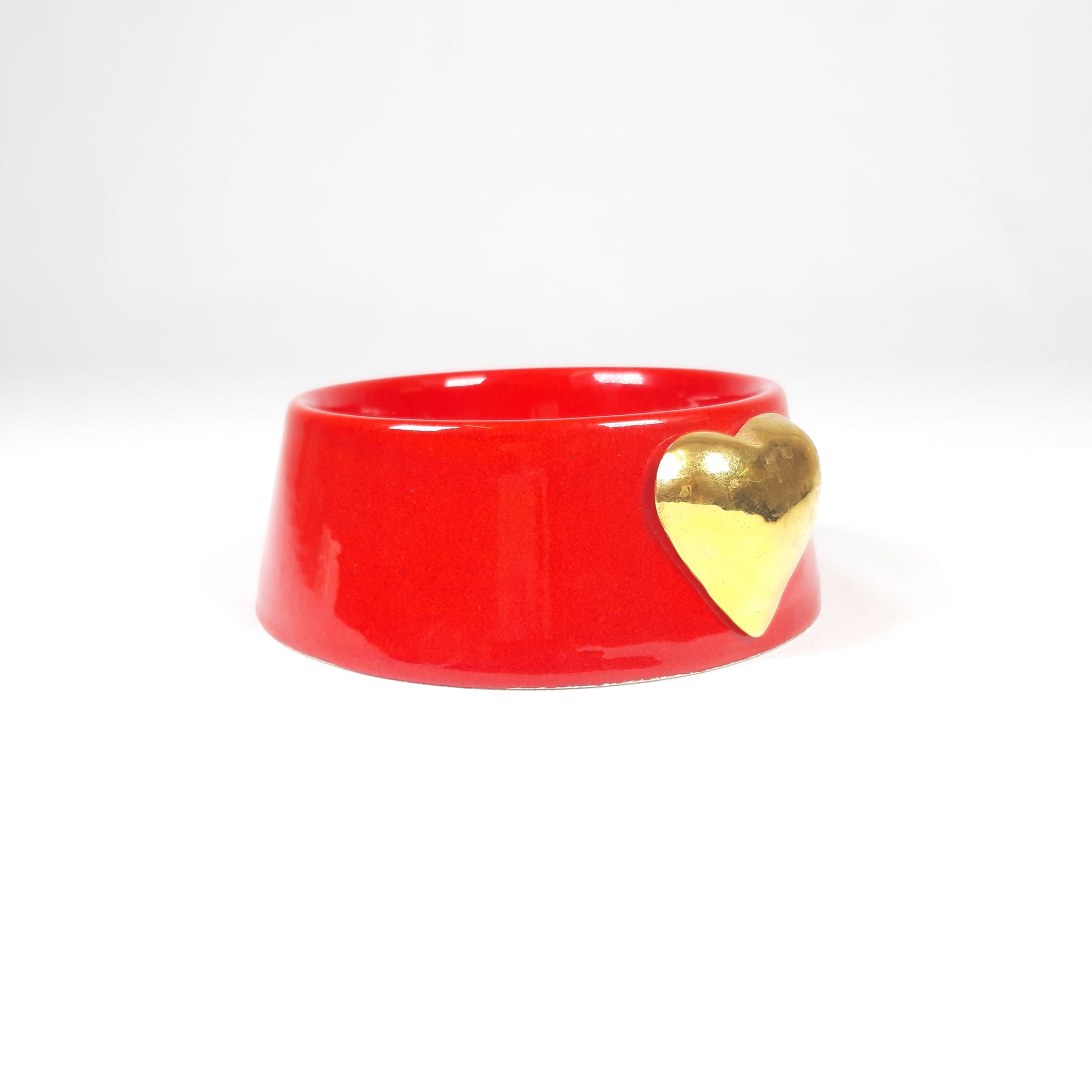 CIOTOLA CERAMICA ROSSO CUORE ORO