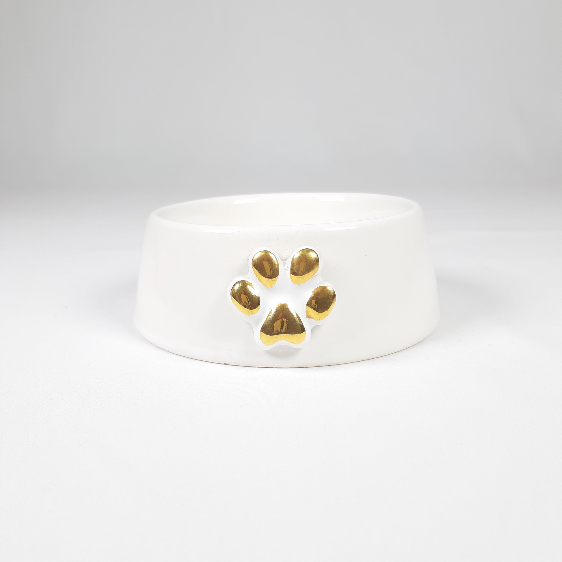 CIOTOLA CERAMICA BIANCO ZAMPETTA ORO