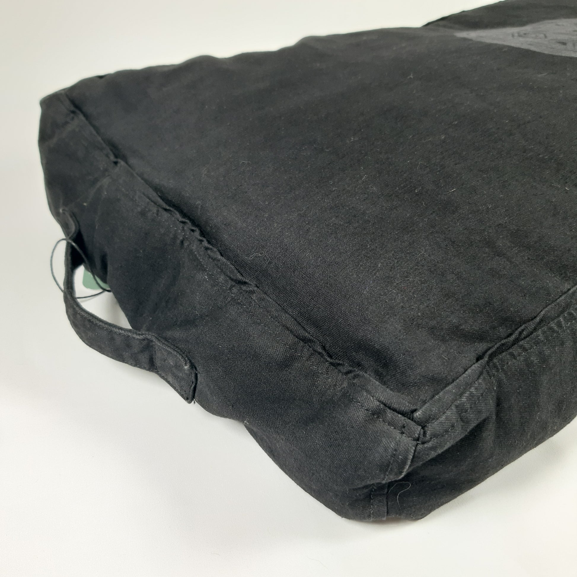 CUSCINO DENIM SFODERABILE NERO