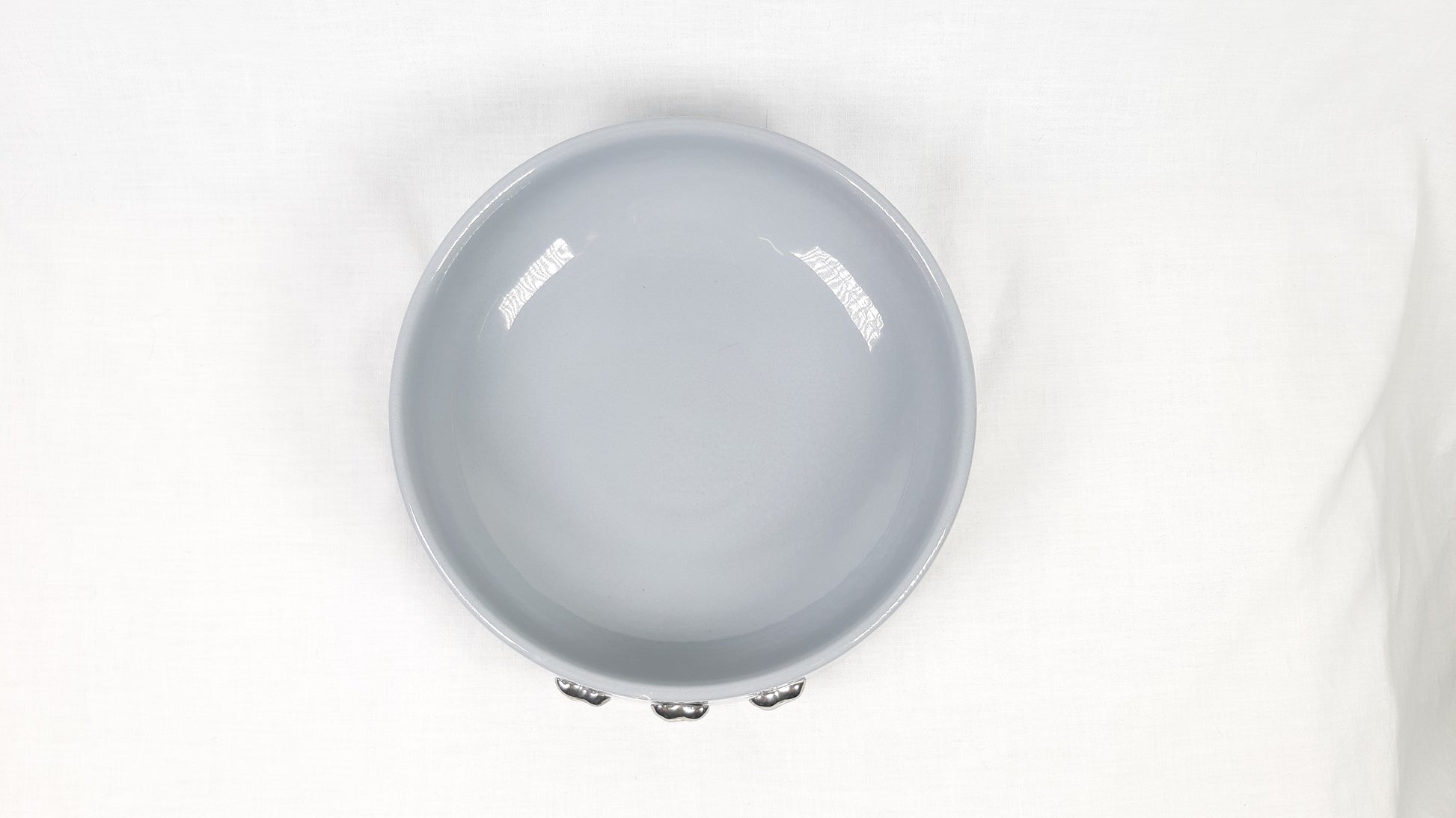 CIOTOLA CERAMICA GRIGIO 3 OSSI ARGENTO