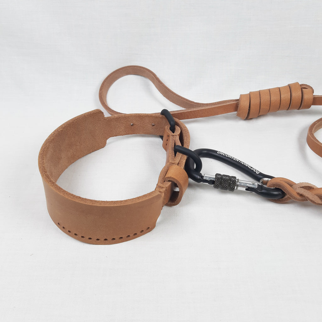 COLLARE IN CUOIO HOBO h.4CM