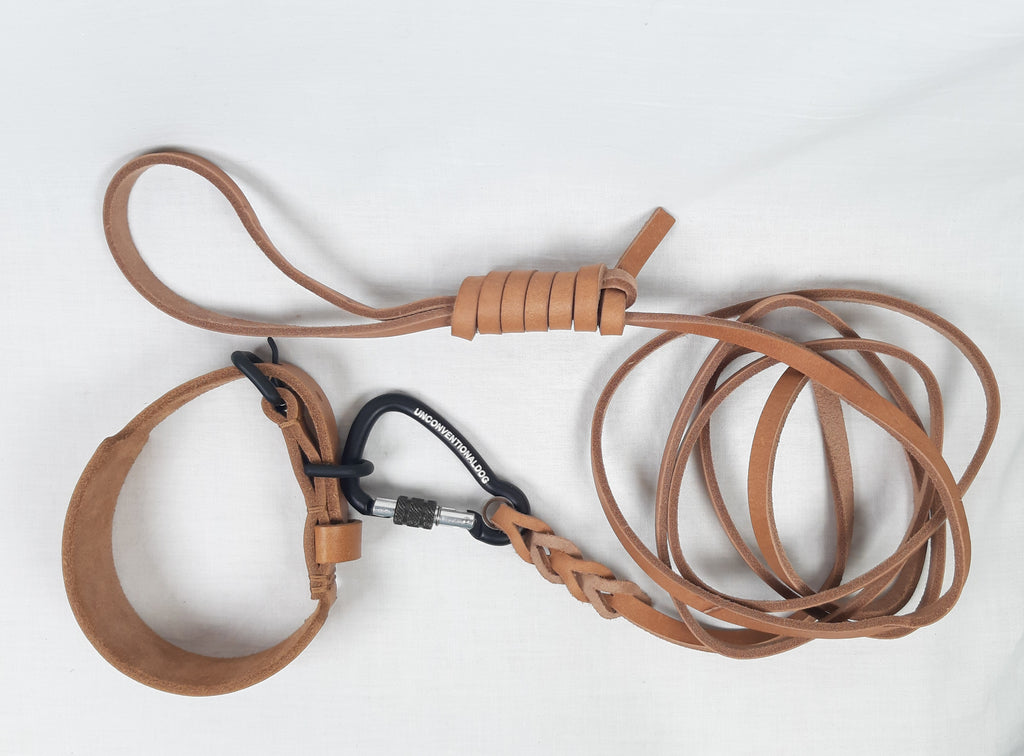 COLLARE IN CUOIO HOBO h.4CM